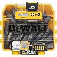 Dewalt DT71521-QZ DT71521-QZ-Juego de 25 Puntas Pz2 de 25 mm- 0 V- Único